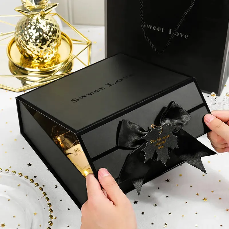 Wholesale Exquisite Christmas Gift Packaging Box Gift Bag Box Set